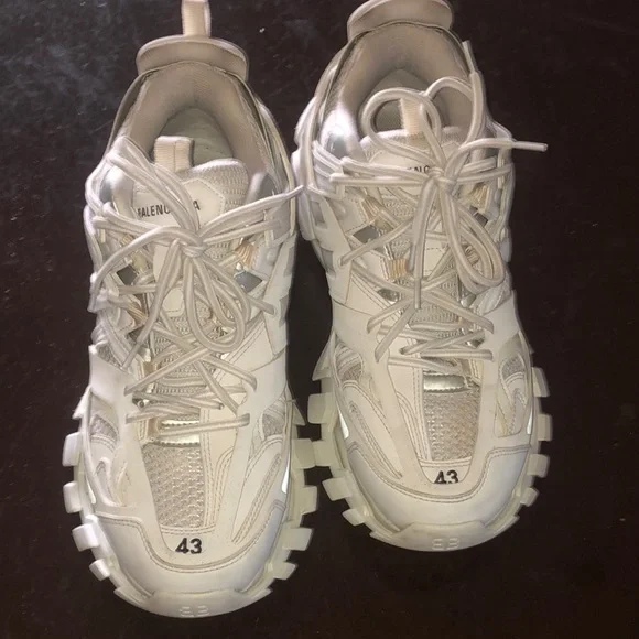 Balenciaga Beige Track Sneakers - Picture 4 of 4